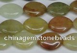 CFW136 15.5 inches 13*18mm marquise flower jade gemstone beads