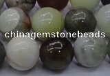 CFW17 15.5 inches 16mm round flower jade beads wholesale