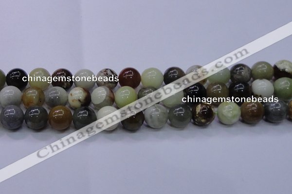 CFW17 15.5 inches 16mm round flower jade beads wholesale