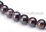 CGA01 8mm round natural garnet gemstone beads Wholesale