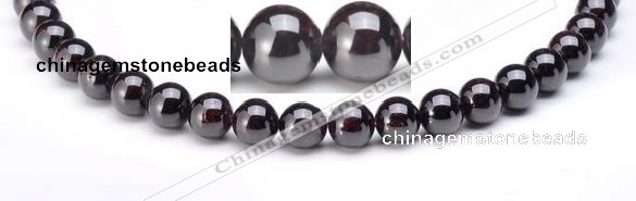 CGA02 10mm round natural garnet gemstone beads Wholesale