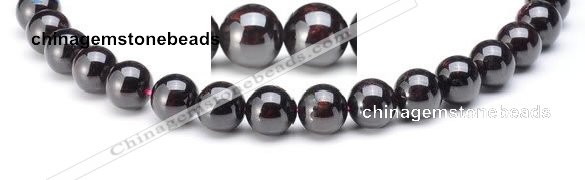 CGA03 Round 12mm natural garnet gemstone beads Wholesale