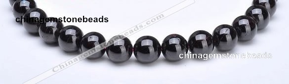 CGA04 Round 14mm natural garnet gemstone beads Wholesale