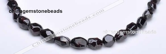 CGA06 10*13mm freeform natural garnet gemstone beads Wholesale