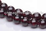 CGA07 multi sizes round natural garnet gemstone beads Wholesale