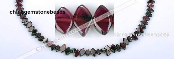 CGA10 15.5 inches 5*7mm marquise garnet gemstone beads Wholesale