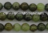 CGA131 15.5 inches 6mm round natural green garnet beads wholesale