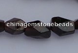 CGA16 15.5 15.5 inches 8*10mm garnet nugget gemstone beads