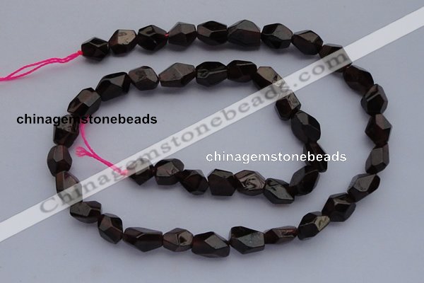 CGA16 15.5 15.5 inches 8*10mm garnet nugget gemstone beads