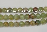 CGA202 15.5 inches 6mm round natural green garnet beads