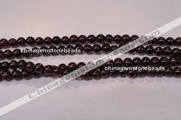 CGA351 14 inches 3mm round natural red garnet beads wholesale