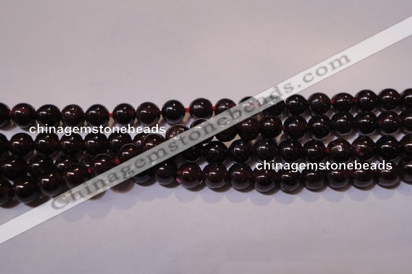 CGA352 14 inches 4mm round natural red garnet beads wholesale