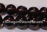 CGA353 14 inches 5mm round natural red garnet beads wholesale