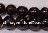 CGA353 14 inches 5mm round natural red garnet beads wholesale