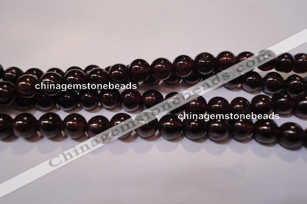 CGA353 14 inches 5mm round natural red garnet beads wholesale