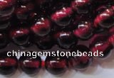 CGA357 15 inches 4mm round natural red garnet beads wholesale