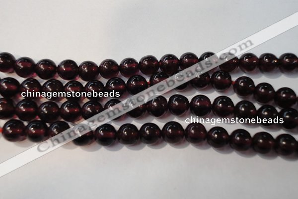 CGA358 15 inches 5mm round natural red garnet beads wholesale