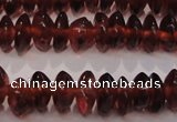 CGA380 15 inches 2*4mm rondelle natural red garnet beads wholesale