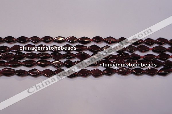 CGA388 15 inches 5*7mm diamond natural red garnet beads wholesale