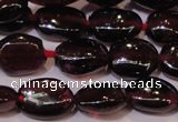 CGA396 15 inches 5*7mm oval natural red garnet beads wholesale