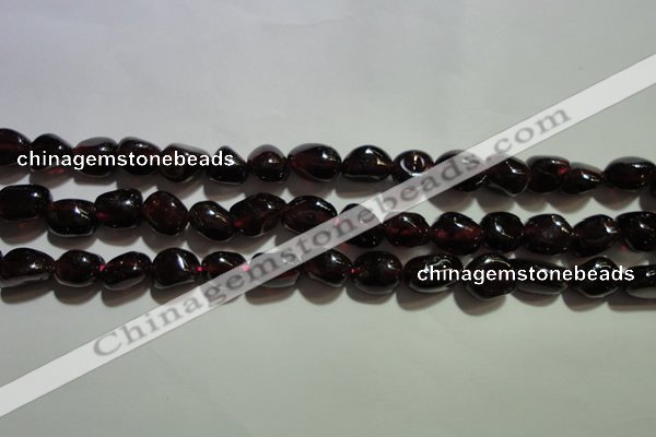 CGA416 15.5 inches 5*6mm nuggets natural red garnet beads wholesale