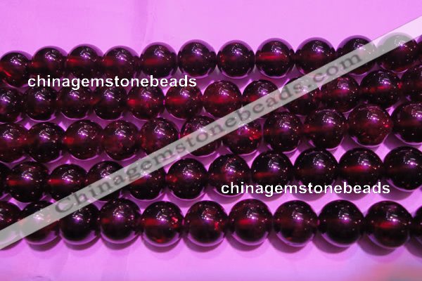 CGA421 15.5 inches 10mm round natural red garnet gemstone beads