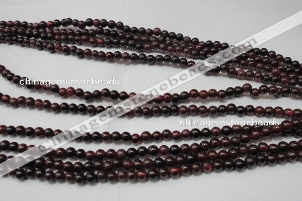 CGA464 15.5 inches 3mm round natural red garnet beads wholesale