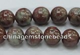 CGA51 15.5 inches 12mm round red green garnet gemstone beads