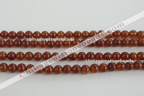 CGA511 15.5 inches 6mm round AA grade yellow red garnet beads