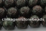 CGA553 15.5 inches 10mm round red green garnet gemstone beads