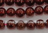 CGA602 15.5 inches 8mm A grade round natural orange garnet beads