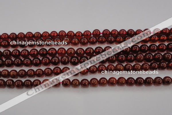 CGA602 15.5 inches 8mm A grade round natural orange garnet beads