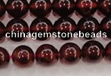 CGA605 15.5 inches 8mm A+ grade round natural orange garnet beads