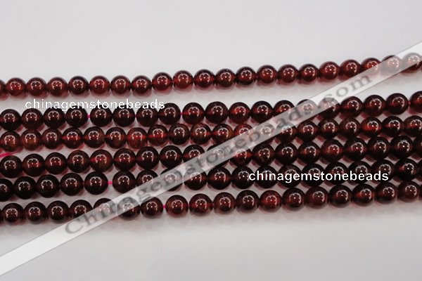 CGA605 15.5 inches 8mm A+ grade round natural orange garnet beads