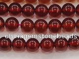 CGA611 15.5 inches 6mm AAA grade round natural orange garnet beads