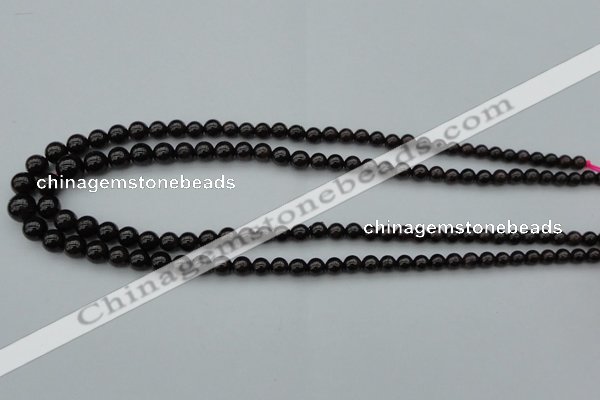 CGA650 15.5 inches 5mm - 10mm round red garnet gemstone beads