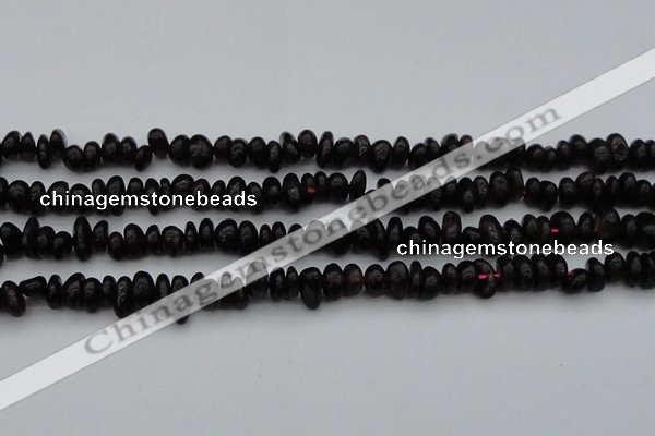 CGA653 15.5 inches 5*8mm nuggets red garnet gemstone beads