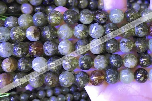 CGA702 15.5 inches 10mm round green garnet beads wholesale