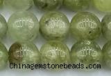 CGA846 15 inches 8mm round green garnet beads