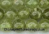 CGA851 15 inches 8mm round green garnet beads