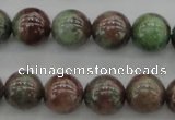 CGA88 15.5 inches 8mm round red green garnet gemstone beads