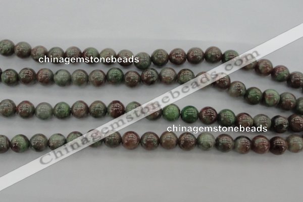 CGA88 15.5 inches 8mm round red green garnet gemstone beads