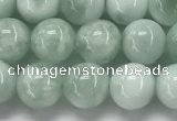 CGA901 15.5 inches 6mm round green angel skin gemstone beads