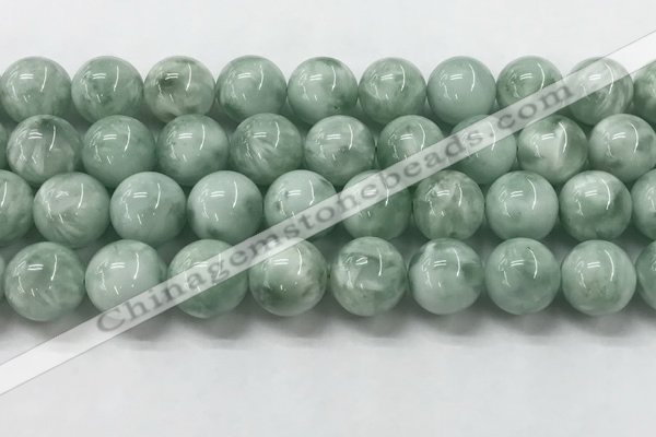 CGA907 15.5 inches 18mm round green angel skin gemstone beads