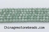 CGA912 15.5 inches 8mm faceted round green angel skin beads wholesale