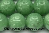 CGA932 15 inches 10mm round green angel skin beads