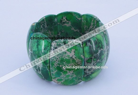 CGB153 8 inches fashion dyed imperial jasper gemstone stretchy bracelet