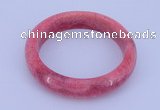 CGB200 Inner diameter 50mm fashion dyed rhodochrosite gemstone bangle