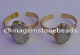 CGB2000 22*30mm - 25*30mm freeform druzy agate gemstone bangles