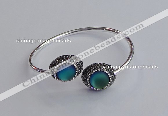 CGB2050 15*20mm oval glass bangles wholesale